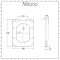 Milano Elswick - White Soft Close Quick Release Top Fix Toilet Seat