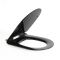 Milano Nero - Black Soft Close Quick Release Top Fix Toilet Seat
