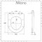 Milano Overton - White Soft Close Quick Release Top Fix Toilet Seat