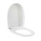 Milano Legend - White Traditional Soft Close Toilet Seat