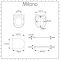 Milano Ballam - Modern Bathroom Suite with Straight Standard Bath