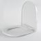Milano Ballam - White Soft Close Quick Release Top Fix Toilet Seat