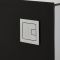 Milano Arca - Black 500mm Back to Wall WC Unit (Excluding Pan)