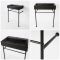 Milano Nero - 750mm Black Basin with Washstand