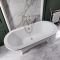 Milano Legend - 1780mm x 825mm Double Ended Roll Top Freestanding Bath with Choice of Feet
