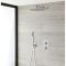 Milano Mirage - Chrome Thermostatic Shower with Diverter, Shower Head and Hand Shower (2 Outlet)