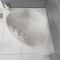 Milano Newby - White Modern Reversible Corner Bath with Panel - 1350mm x 1350mm