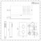 Milano Mirage - Chrome Thermostatic Shower with Diverter, Slim Shower Head and Hand Shower (2 Outlet)