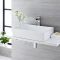600X390mm Rectangular Ceramic Counter Top Basin