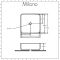 400mm Square Ceramic Counter Top Basin