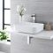 500x400mm Rectangular Ceramic Counter Top Basin
