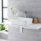 480x370mm Rectangular Ceramic Counter Top Basin