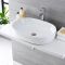 590X425mm Oval Ceramic Counter Top Basin