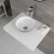 Milano Altcar - Stone Grey Modern Round Countertop Basin - 280mm x 280mm (No Tap-Holes)
