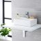360x250mm Ceramic Wall Hung Counter Top Basin