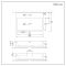 Milano Elswick - White Modern Rectangular Wall Hung Basin - 600mm x 420mm (1 Tap-Hole)