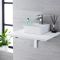 280x280 Ceramic Wall Hung Counter Top Basin