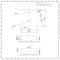 Milano Dalton - White Modern Square Wall Hung Basin - 400mm x 400mm (1 Tap-Hole)