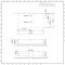 Milano Dalton - White Modern Rectangular Wall Hung Basin - 550mm x 310mm (1 Tap-Hole)