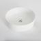 Milano Art - White Modern Round Countertop Basin - 395mm (No Tap-Holes)