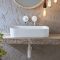 Milano Elements - Rectangular Countertop Basin - 505mm x 370mm (No Tap-Holes) - Choice of Finish