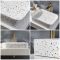 Milano Rivington - Terrazzo Effect Rectangular Countertop Basin - 505mm x 370mm (No Tap Holes)