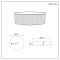 Milano Ballam - Crystal Glass Round Countertop Basin - 353mm (No Tap-Holes) - Choice of Finish