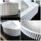 Milano Florence - White Fluted Countertop Basin - 400mm x 350mm (No Tap-Holes)