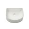 Milano Florence - White Fluted Countertop Basin - 400mm x 350mm (No Tap-Holes)