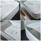Milano Covent - White Modern Rectangular Countertop Basin - 750mm x 380mm (No Tap-Holes)