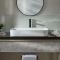 Milano Covent - White Modern Rectangular Countertop Basin - 750mm x 380mm (No Tap-Holes)