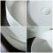 Milano Ealing - White Modern Oval Countertop Basin - 805mm x 390mm (No Tap-Holes)