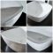 Milano Berkely - White Modern Round Countertop Basin - 400mm (No Tap-Holes)