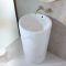 Milano Rivington - Marble Effect Modern Freestanding Basin - 460mm x 445mm (No Tap Holes)