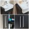 Milano Lurus - 550mm Modern Vanity Unit with Basin - Choice of Finish and Handles