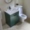 Milano Lurus - 1105mm Modern Vanity and WC Combination Unit with Ballam Toilet - Choice of Finish, Handles and Left / Right Hand Options