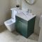 Milano Lurus - 1105mm Modern Vanity and WC Combination Unit with Longton Toilet - Choice of Finish, Handles and Left / Right Hand Options