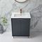 Milano Edge - 610mm Modern Vanity Unit with Basin - Choice of Finish and Handles