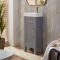 Milano Aston - 400mm Traditional Cloakroom Vanity Unit with Basin - Choice of Finish and Handles