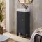Milano Aston - 400mm Traditional Cloakroom Vanity Unit with Basin - Choice of Finish and Handles