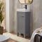 Milano Aston - 400mm Traditional Cloakroom Vanity Unit with Basin - Choice of Finish and Handles