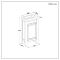 Milano Aston - 400mm Traditional Cloakroom Vanity Unit with Basin - Choice of Finish and Handles