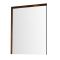 Milano Bexley - Dark Oak Modern Wall Hung Mirror - 1000mm x 750mm