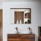 Milano Bexley - Dark Oak Modern Wall Hung Mirror - 1000mm x 750mm