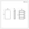 Milano Raya - Modern Mirrored Cabinet - 400mm x 750mm