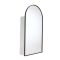 Milano Ava - Modern Arched Mirrored Cabinet - 400mm x 750mm