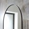 Milano Ava - Modern Arched Mirrored Cabinet - 500mm x 900mm