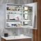 Milano Amelia - Modern LED Mirrored Cabinet - 600mm x 750mm