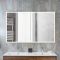 Milano Amelia - Modern LED Mirrored Cabinet - 1200mm x 750mm