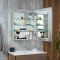 Milano Ossa - Modern LED Mirrored Cabinet - 600mm x 750mm